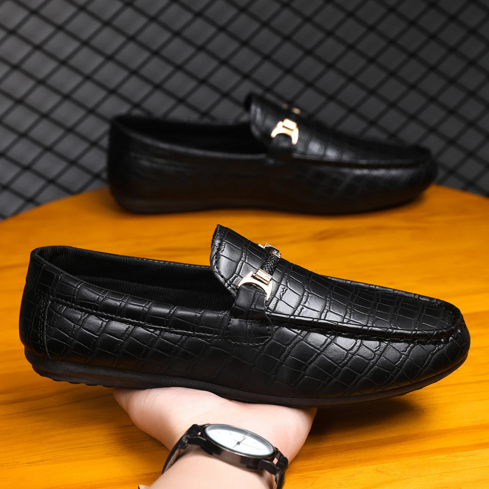 Men'S Shoes Brogues - Classic Social Leather Shoes For Men