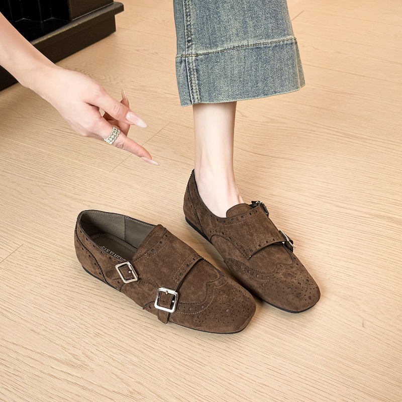 Monk Strap Shoe - Retro Women's Shoes Exquisite Britain Monk