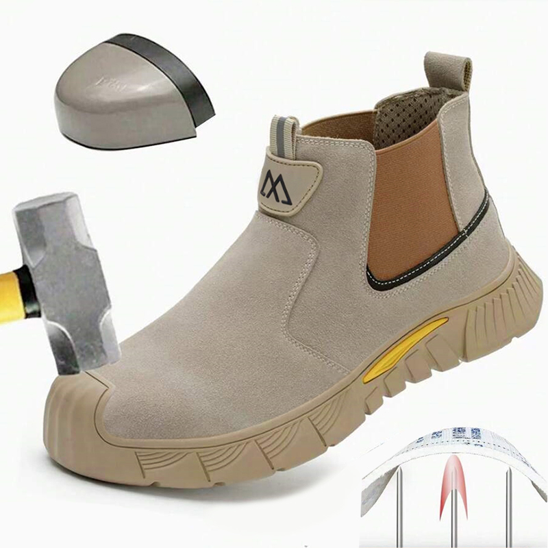 Men Shoes Ecco - Wear Resistant Durable Steel Toe Work