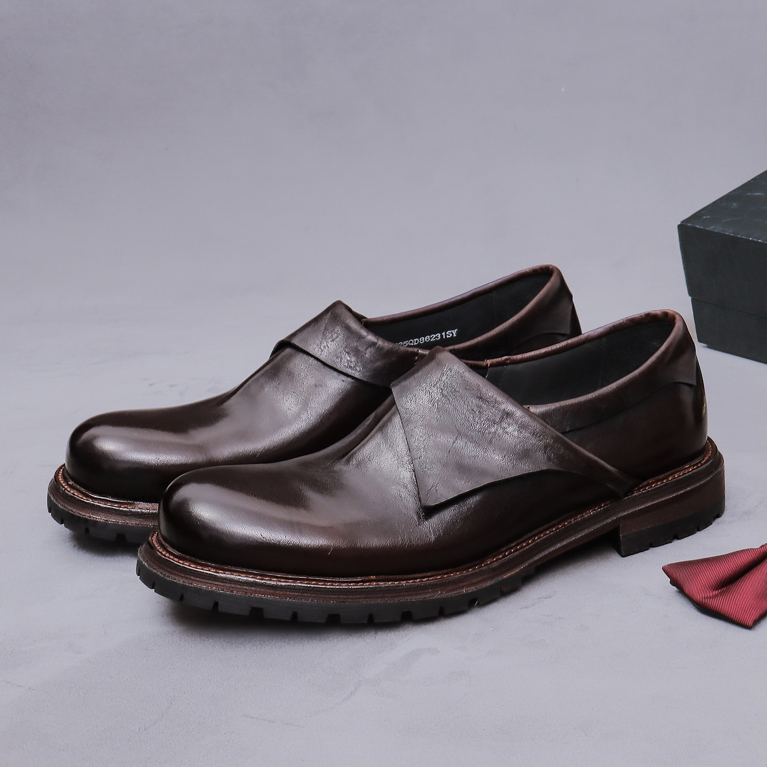 Luxury Men's Genuine Leather M - đánh giá và giá Monk Strap Shoe