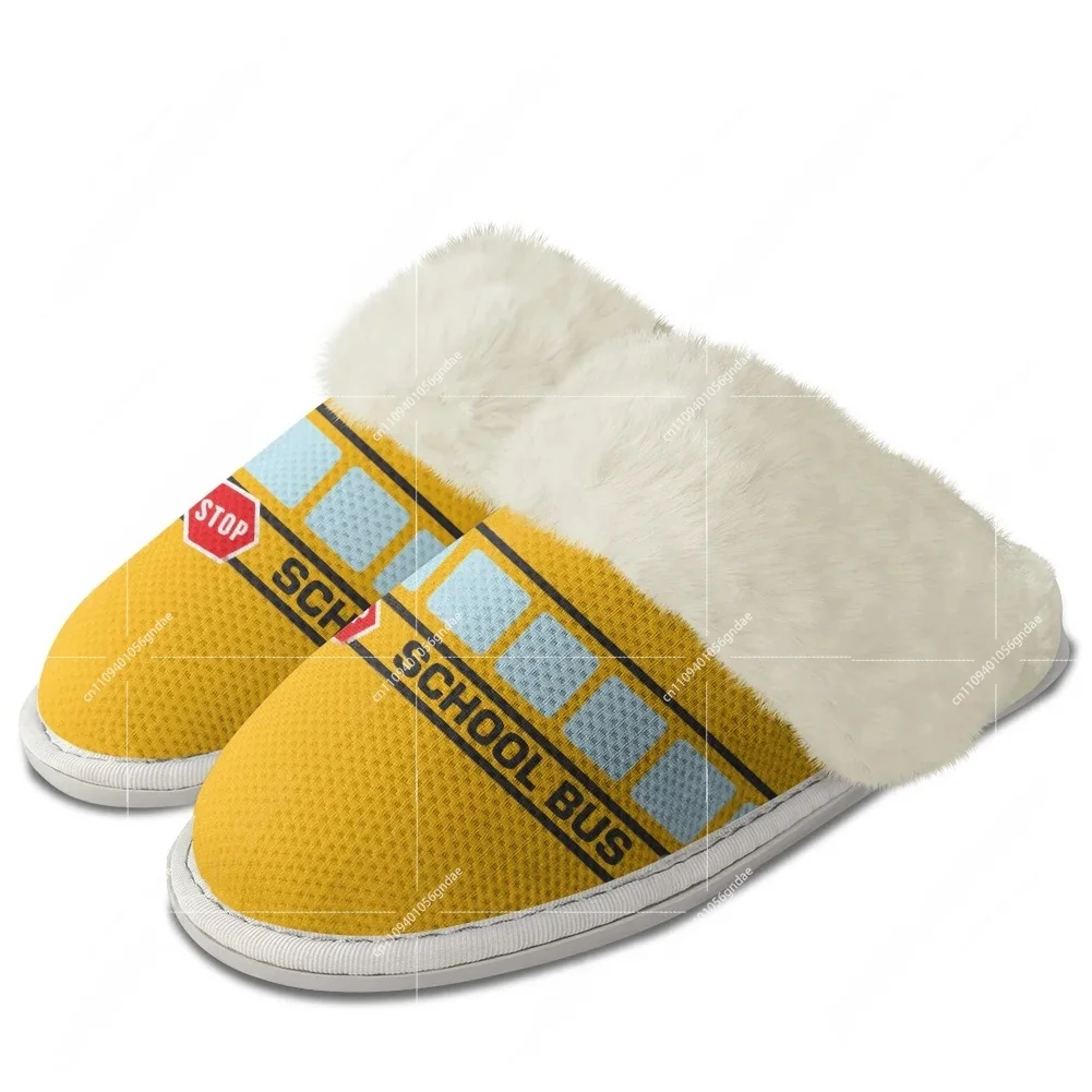 Yellow School Bus Printed Plus - đánh giá và giá Men Shoes Yellow