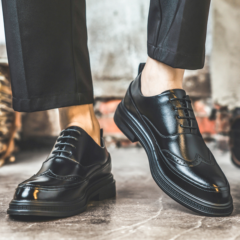 Men's Height Increasing Leathe - đánh giá và giá Men'S Shoes Brogues