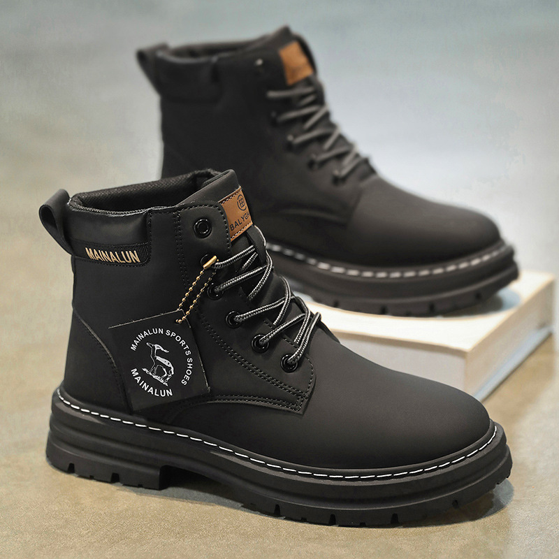 Classic Men High Top Boots Hig - đánh giá và giá Men Shoes Yellow