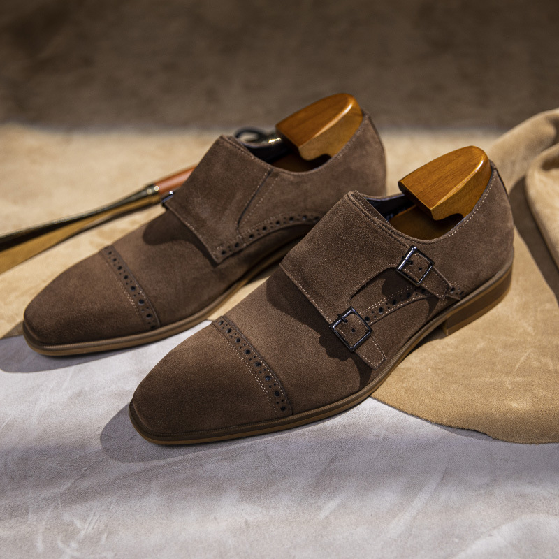 Vintage Design Men Dress Shoes - đánh giá và giá Monk Strap Shoe