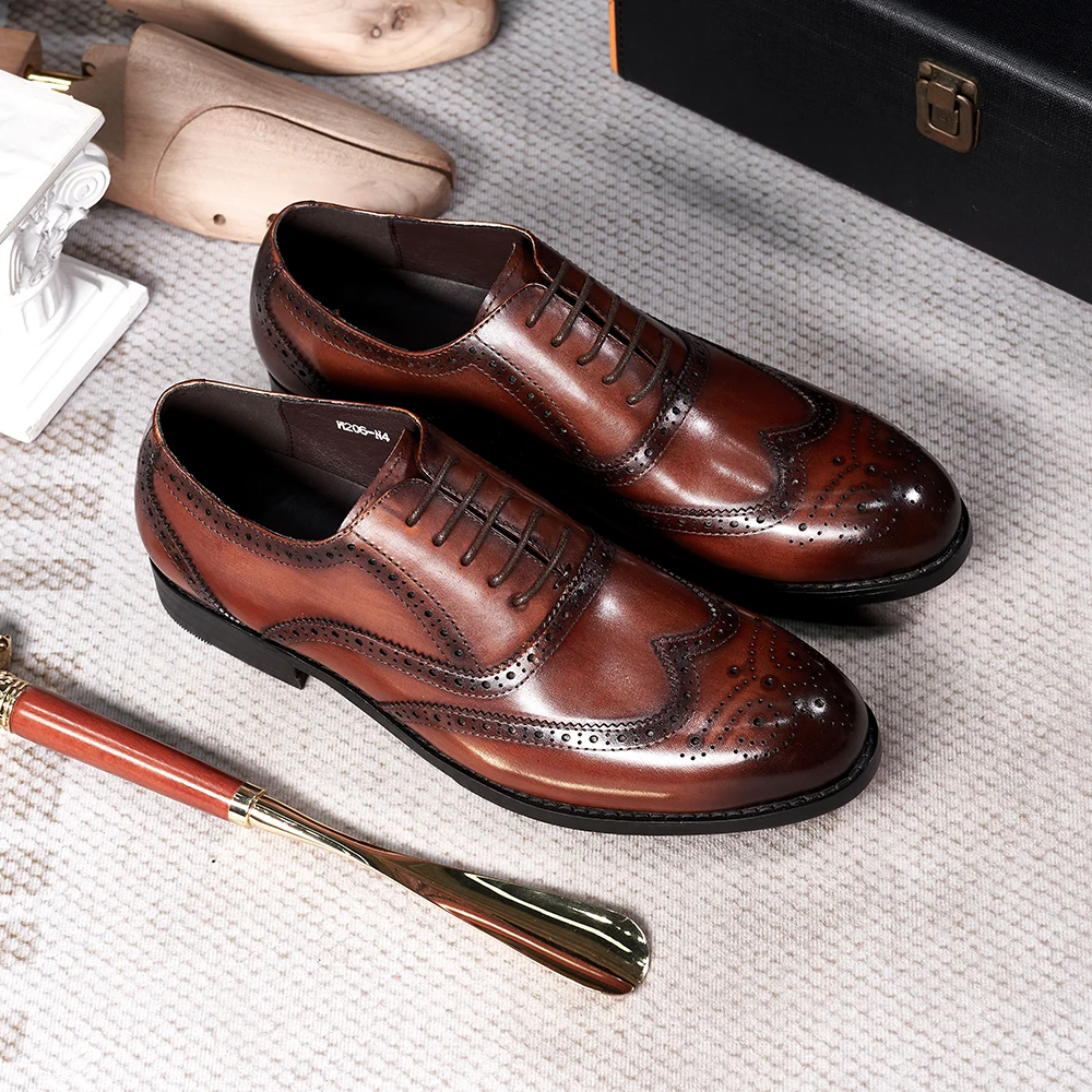 Brogue Style Men's Oxfords Gen - đánh giá và giá Monk Strap Shoe