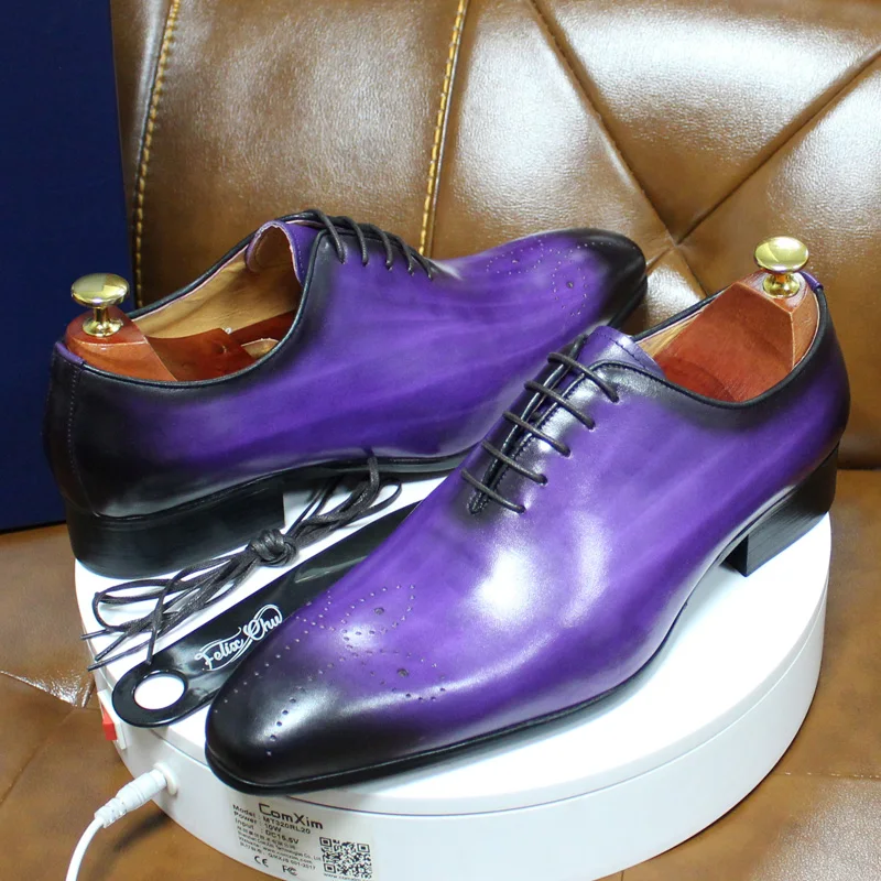 FELIX CHU Size Lớn 6-13 Oxford - đánh giá và giá Monk Strap Shoe