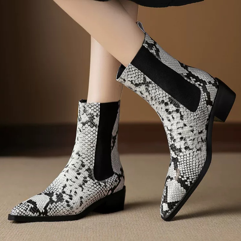 Yellow Snakeskin Leather Chels - đánh giá và giá Men Shoes Yellow