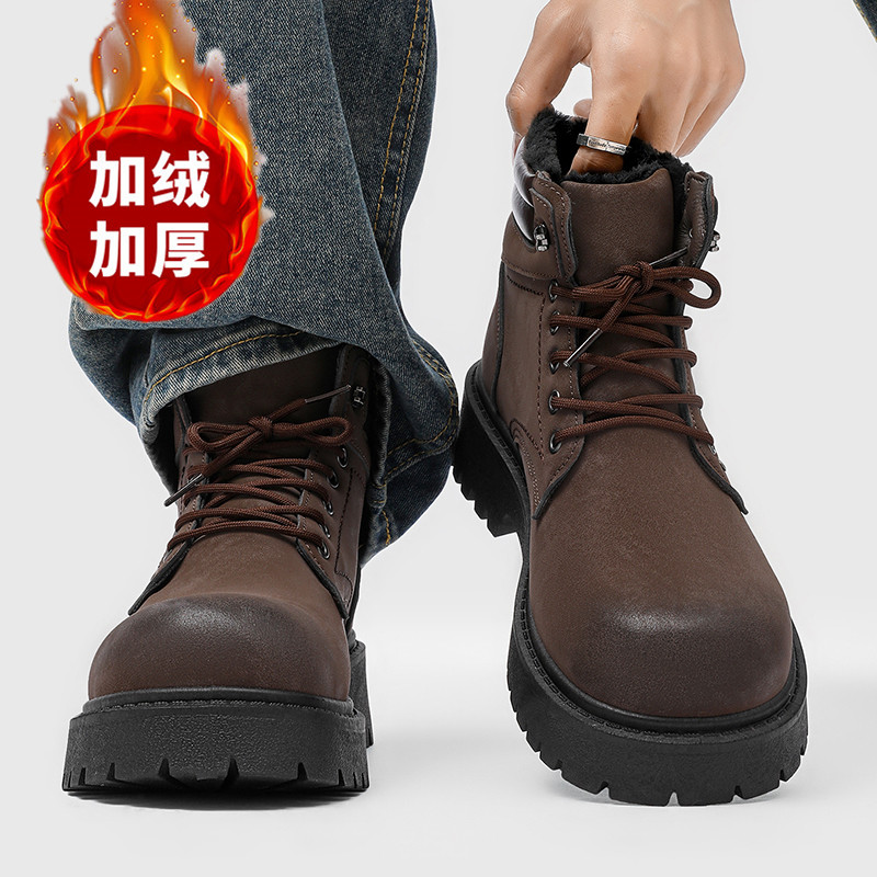 Men boots New Winter Slippers  - đánh giá và giá Men Shoes Marks