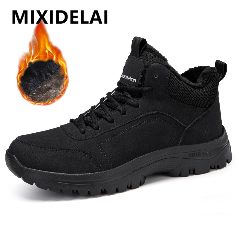 Winter Men's Boots Warm Plush  - đánh giá và giá Men Shoes Marks