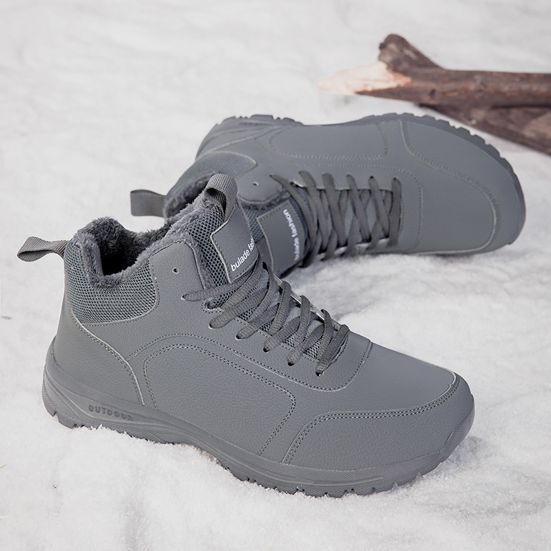 Winter Men's Boots Warm Plush  - đánh giá và giá Men Shoes Marks