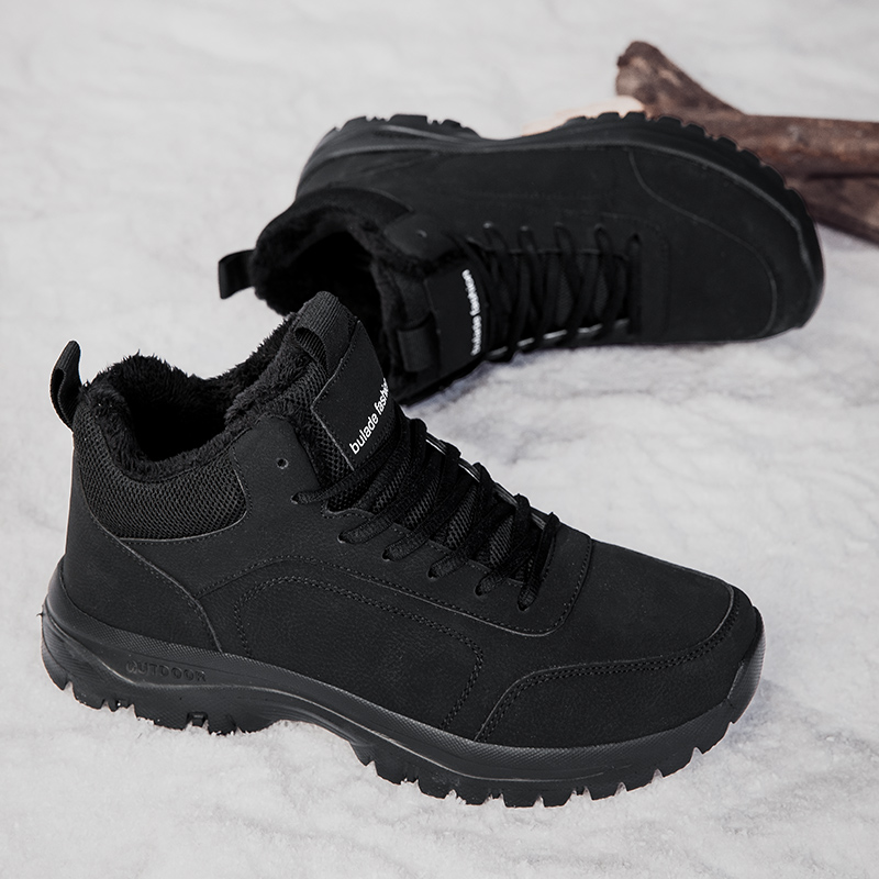 Winter Men's Boots Warm Plush  - đánh giá và giá Men Shoes Marks