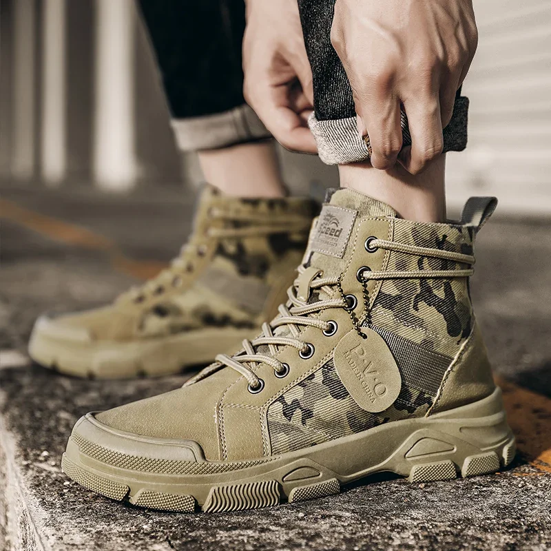 High-Top Boots for Men Autumn  - đánh giá và giá Men Shoes Ecco