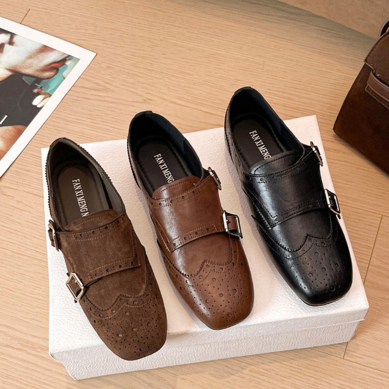 Retro Women's Shoes Exquisite  - đánh giá và giá Monk Strap Shoe