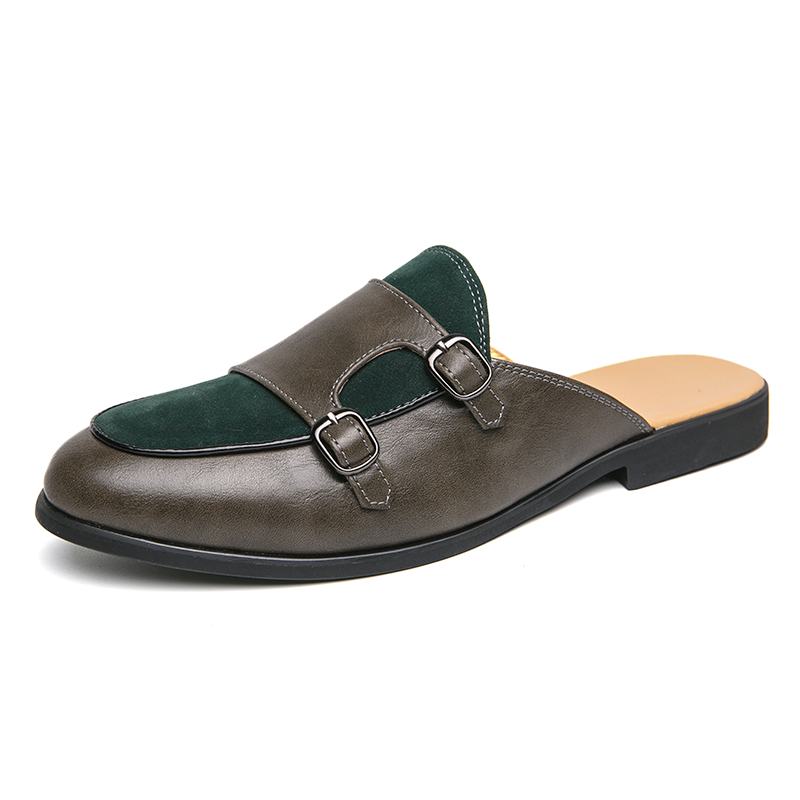 Fashion Black Green Monk Strap - đánh giá và giá Monk Strap Shoe