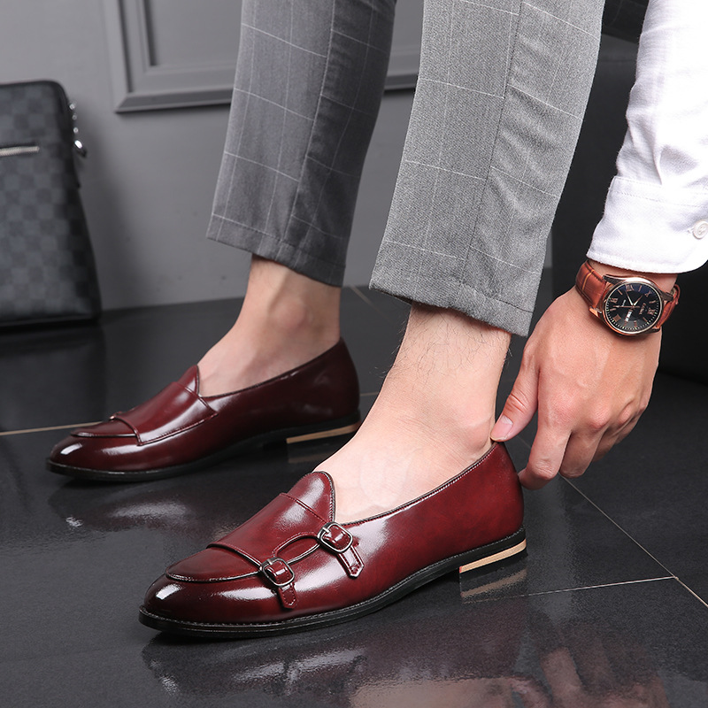Thời Trang Nam Loafer Mới Hand - đánh giá và giá Monk Strap Shoe