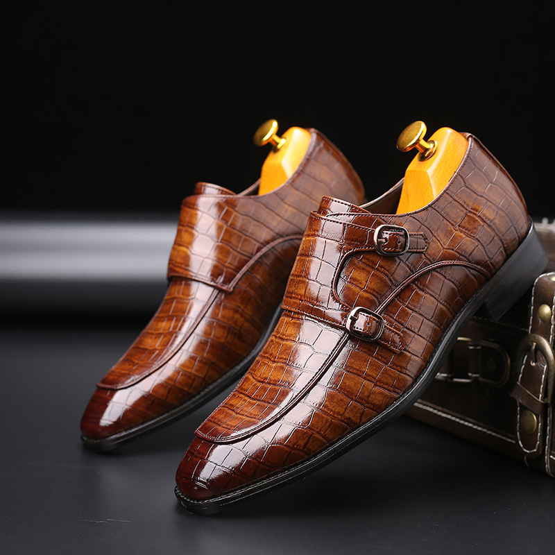 Bằng Sáng Chế Da Nam Cho Nữ Cư - đánh giá và giá Monk Strap Shoe