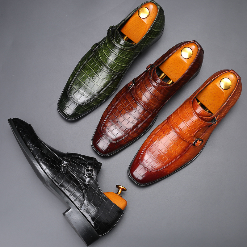 Bằng Sáng Chế Da Nam Cho Nữ Cư - đánh giá và giá Monk Strap Shoe