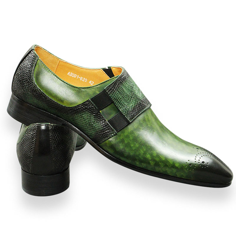 Fashion Loafers Men Shoe Class - đánh giá và giá Monk Strap Shoe