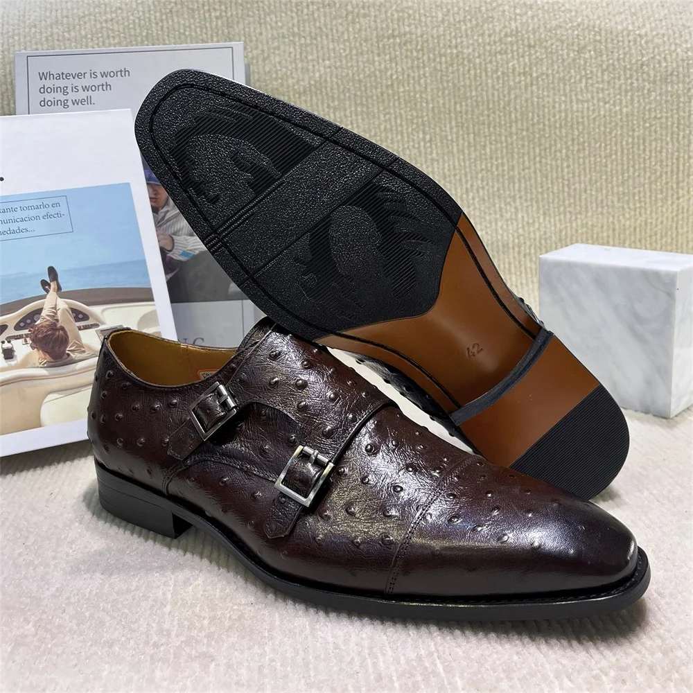 Men's Pointed Python Pattern G - đánh giá và giá Monk Strap Shoe
