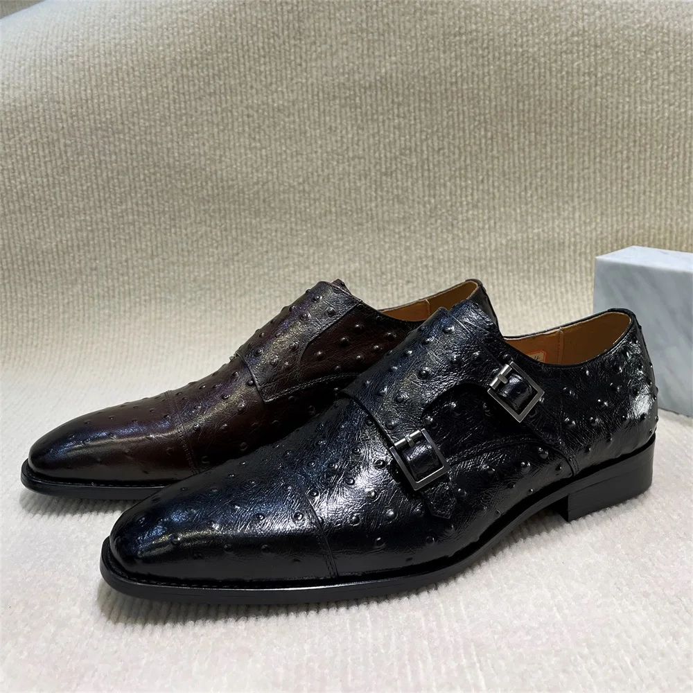 Men's Pointed Python Pattern G - đánh giá và giá Monk Strap Shoe