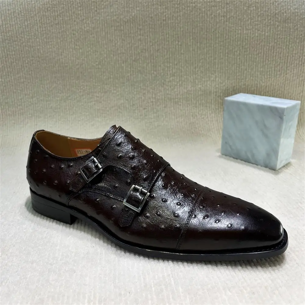 Men's Pointed Python Pattern G - đánh giá và giá Monk Strap Shoe