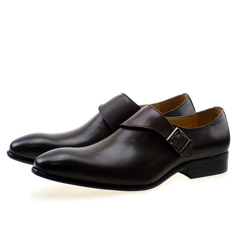 Men's Genuine Leather Monk Str - đánh giá và giá Monk Strap Shoe