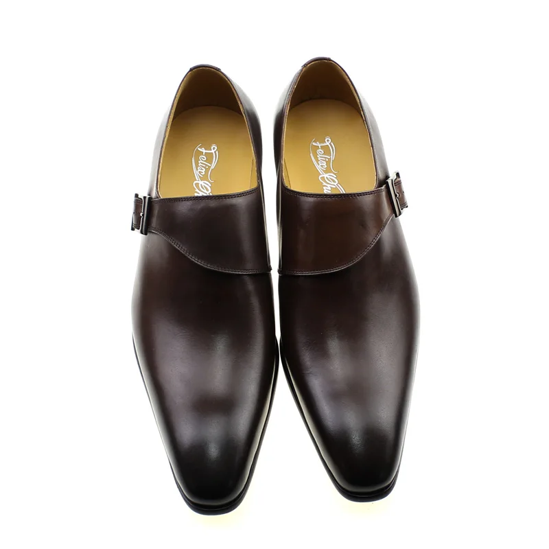 Men's Genuine Leather Monk Str - đánh giá và giá Monk Strap Shoe