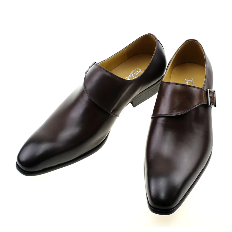 Men's Genuine Leather Monk Str - đánh giá và giá Monk Strap Shoe
