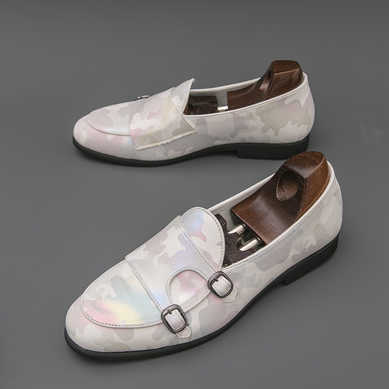 Breathable Mens Loafers Colorf - đánh giá và giá Monk Strap Shoe