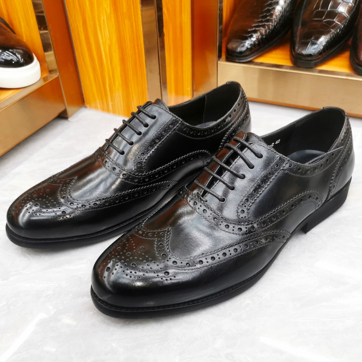 Luxury Men's Dress Shoes Genui - đánh giá và giá Monk Strap Shoe