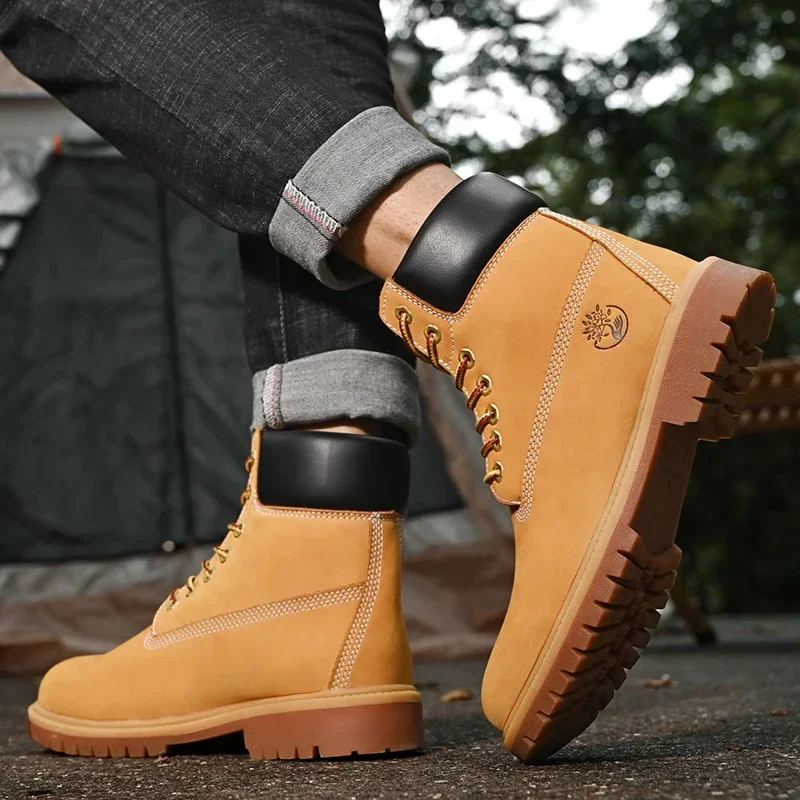 Boots Men High Top Boots High  - đánh giá và giá Men Shoes Marks